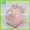 Cute ceramic pink pig piggy bank