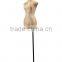 Fabric covered half body cloth female torso mannequin