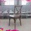 Antique Event Use Nature Wooden Cross back Chair