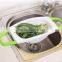 Wholesale Stock Kitchen Vegetable&Fruit Plastic Drain basket Draining Rack