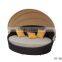 2016 Modern Rattan Hotel Furniture Daybed Sectional Sofa Bed