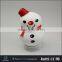 Christmas gift mini portable snowman shape bluetooth speaker with LED light