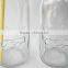 cow embossed circleware glass beverage milk bottle with metal cap