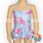 Ruffle halter top & underwear little girls swimwear models beachwear beach suit