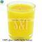 votive candle holders glass Scented Frosted Glass Jar Handmade Soy Candle