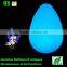 rechargeable led color changing led egg night light table light
