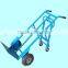 Folding hand truck HT1824,two pneumatic wheel hand trolley