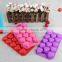heart shape 14 holes silicone ice cube tray