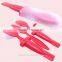 New design Portable to travel Food grade Plastic Fork Spoon Set