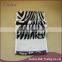 white and black strip print sport towel with custom design