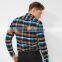 men's casual long sleeve high quality soft flannel shirt