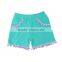 Wholesale Boutique Girl Clothing kids Summer Shorts With Flutter Bulb Solid Girls' Shorts