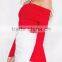 Runwaylover EY2337B 2017 Women Flare Sleeve Fashion Off-Shoulder Knitted Blouse