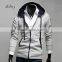 OEM 100% Cotton Plain Zip up Hoodie/ Custom Hoodies for Men
