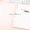 A5 loose leaf internap paper customizable replaceable inside page of planner