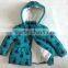 polar fleece allover printing baby girl clothes with hooded 2016