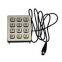 2015 Metal IP65 waterproof outdoor usb backlit keypad