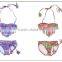 Kids Girls Bathing Swimsuit Frills Hallow Bikini Swimwear 2PCs