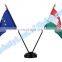 promotion desk or table flag with plastic stand
