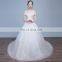 HS1626 2017 Long Train Puffy Bridal Ball Gown Sequined Embroidery Crystal Wedding Dress From China