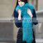 long hair real mongolian lamb fur scarf/shawl for women neck warm