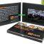 A4 Hardcover Paper size Craft Paper CMYK Printing 10 inch LCD Video brochure card/video business greeting card