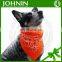 promotional pet printing triangle dog bandana with custom logo