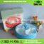 Novelty Fan shape Two layers L Candy Plastic Container