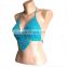 bulk handmade blue lace bikini top swimwear swimsuit bathing suit beach wear hot hot open sex katrina kaif bikini