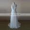 Simple Sweet Heart Beaded Pleated Chiffon Wedding Dress Vestidos de Noiva
