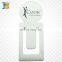 cheap hollow stainless steel custom bookmark with your own design