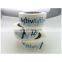 custom Bopp packing tape, clear white green packing tape