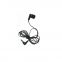 wired cheap disposable and good quality mono earphone