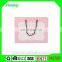 2015 laminated big size cosmetic papers bag with black handle