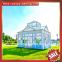 prefabricated outdoor garden alu aluminum metal glass sunroom sun house-excellent aluminium framework,super durable!