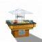 Good Finishing Stainless Steel Fan Cooling System Big Capacity GN Pan Counter Top Salad Bar