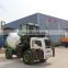 Small self loading concrete dump mixer truck for sale