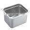 Gastronomic stainless steel trays GN 1/2 6.5cm 325mm * 265mm