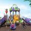 outdoor swing children slide , plastic outdoor playground slides