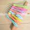 Aluminum Crochet Hooks Colorful Soft Plastic Handle Aluminum Weave Craft Crochet Hook Knitting Needle Set