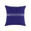 Chinese style blue and white porcelain design polyester canvas outdoor cushion cover with white piping and invisible zipper