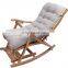 Custom Cotton Fabric Sun Lounguer Cushion Rocking Chair Outdoor Bench Garden Rattan Chair Wooden Sofa Cushion Pillow