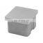 Factory Price  stainless handrail End Cap Block for Square Pipe 1.5mm