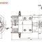 10N.m 12 Volt Hydraulic Pump Motor For Drive Wheel