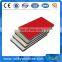 Anodized silver brushed aluminum composite panel