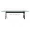 rectangle tempered glass with beveled edge     tempered glass top coffee table