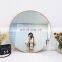 Vintage Decorative Wooded Wall Mounted Bathroom Wood Frame Round Mirrors decor wall