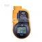 Compact gun type infrared thermometer with dual laser targeting