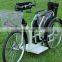 CE approved high quality handicapped tricycle bike with folding wheelchair