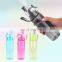 2018 fitness hot sale drink bottle 600ml  spray shaker bottle